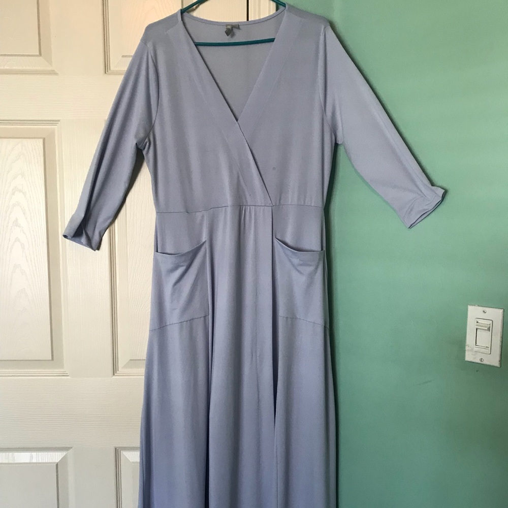 ASOS Crepe Wrap Midi Dress